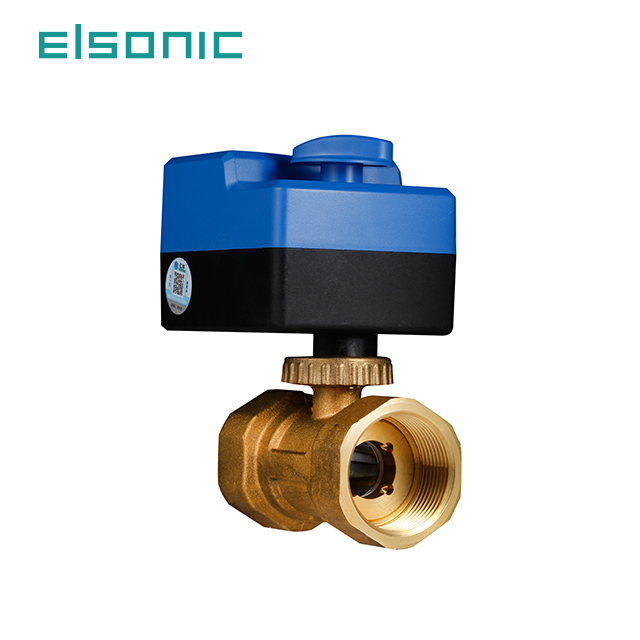 2 way brass valveelectric actuated floating  For air conditioning pvc motorized  ball valve